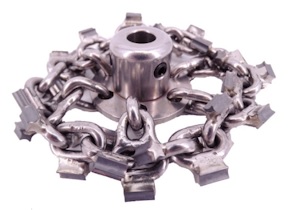 CustomEyes Cameras Products - CustomEyes CE382100WC - 3/8 x 4 Round Chain Cutter with Carbide Teeth