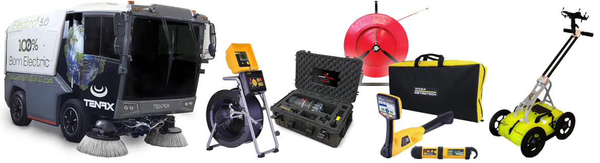 Street Sweepers industrial locators pipe and sewer inspection cameras, and leak detectors sold at Instrument Technology Corporation